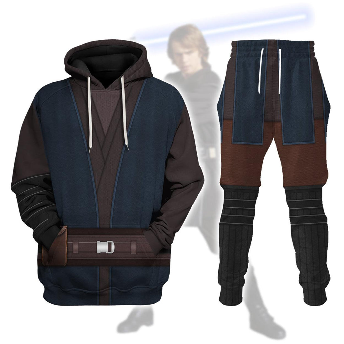 Gearhomie Anakin Skywalker's Jedi Robes Costume Hoodie Sweatshirt T-Shirt Sweatpants - Gearhomie.com