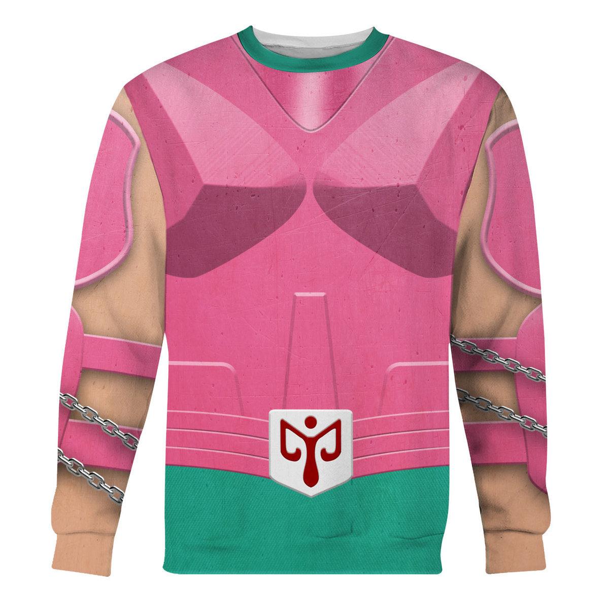 Gearhomie Andromeda Shun Bronze Saints Saint Seiya Costume Hoodie Sweatshirt T-Shirt Tracksuit - DucG