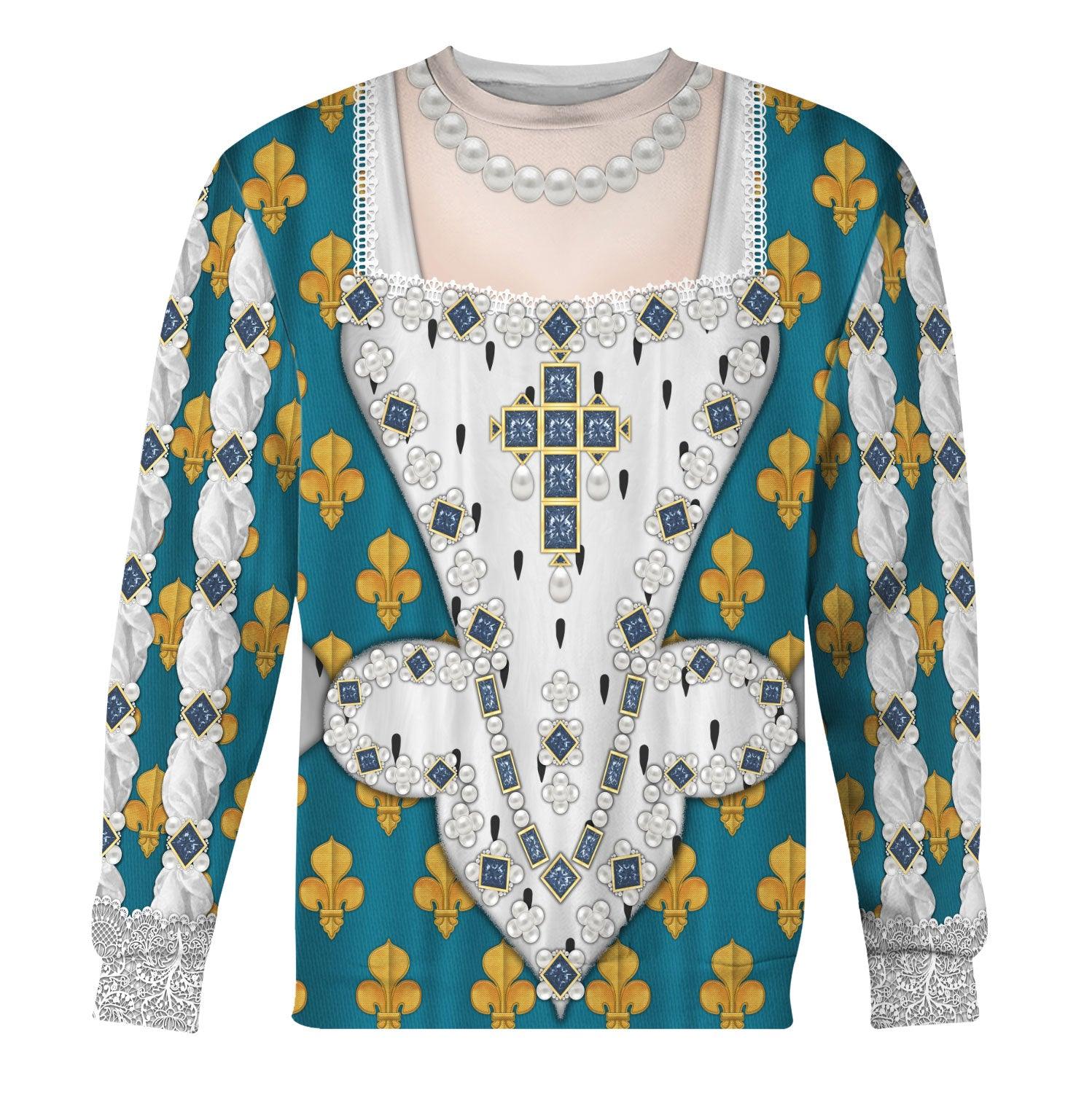 Gearhomie Anne of Austria Costume All Over Print Hoodie Sweatshirt T-Shirt Tracksuit - Gearhomie.com
