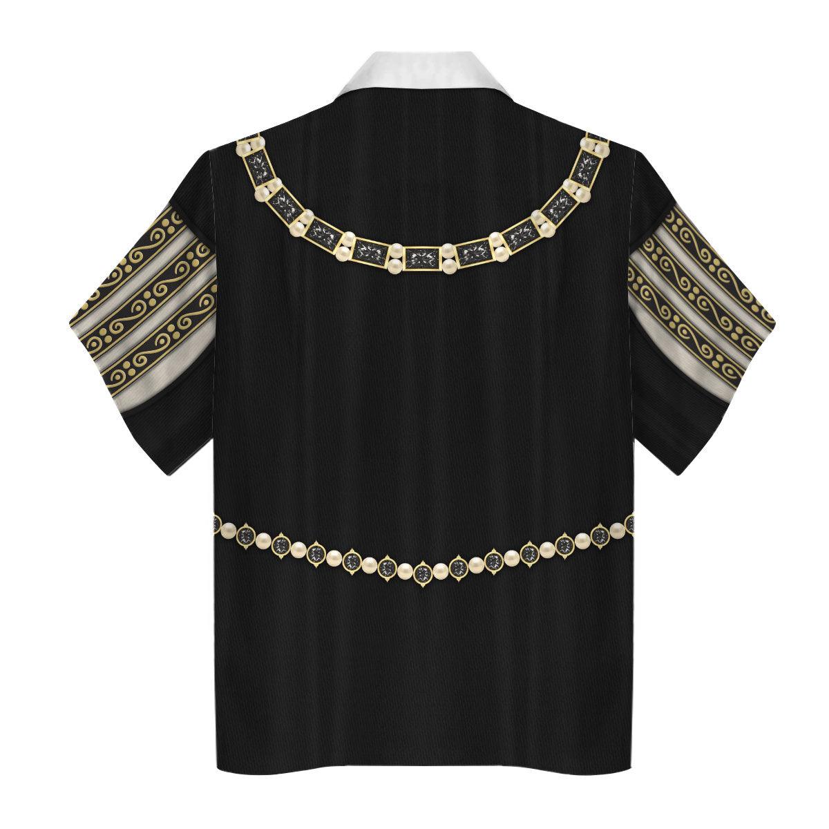 Gearhomie Anne of Austria, Queen of France in Coronation Robes Costume All Over Print Hoodie Sweatshirt T-Shirt Tracksuit - Gearhomie.com