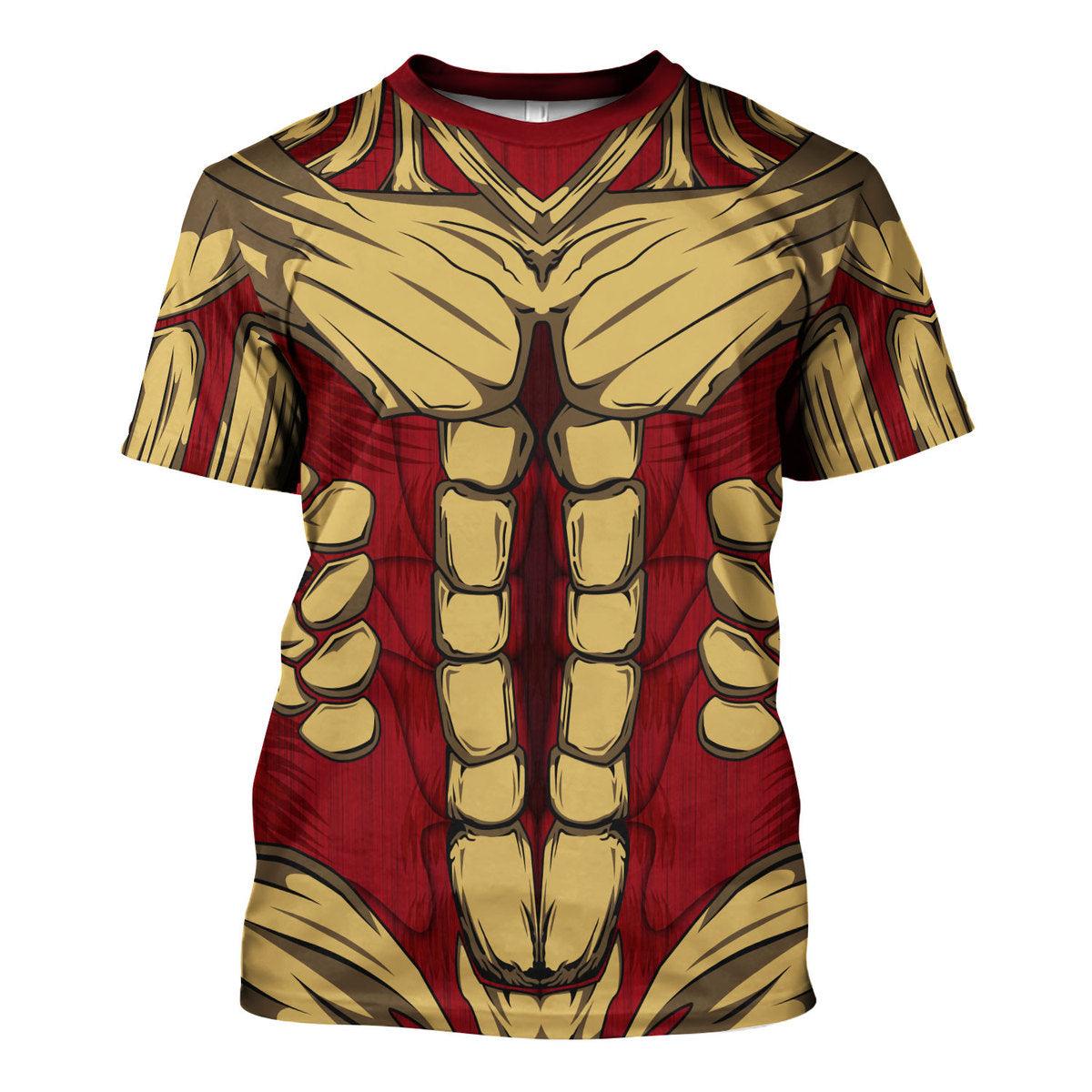Gearhomie Armored Titan Costume Hoodie Sweatshirt T-Shirt Sweatpants - Gearhomie.com
