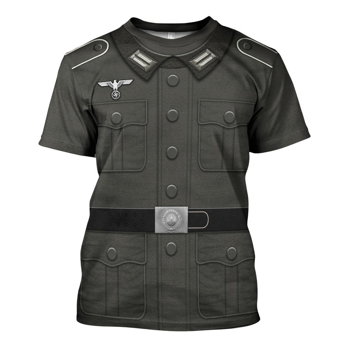CustomsPig Basic German Army Uniform- Private Soldier Costume Hoodie Sweatshirt T-Shirt Tracksuit - CustomsPig.com