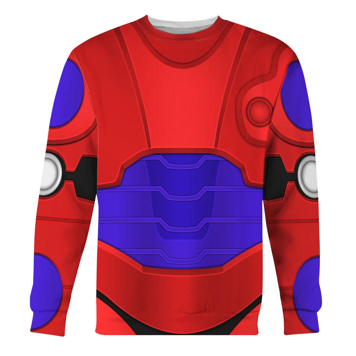 Gearhomie Baymax Super Armor Cosplay Costume Hoodie Sweatshirt T-Shirt Sweatpants - Gearhomie.com