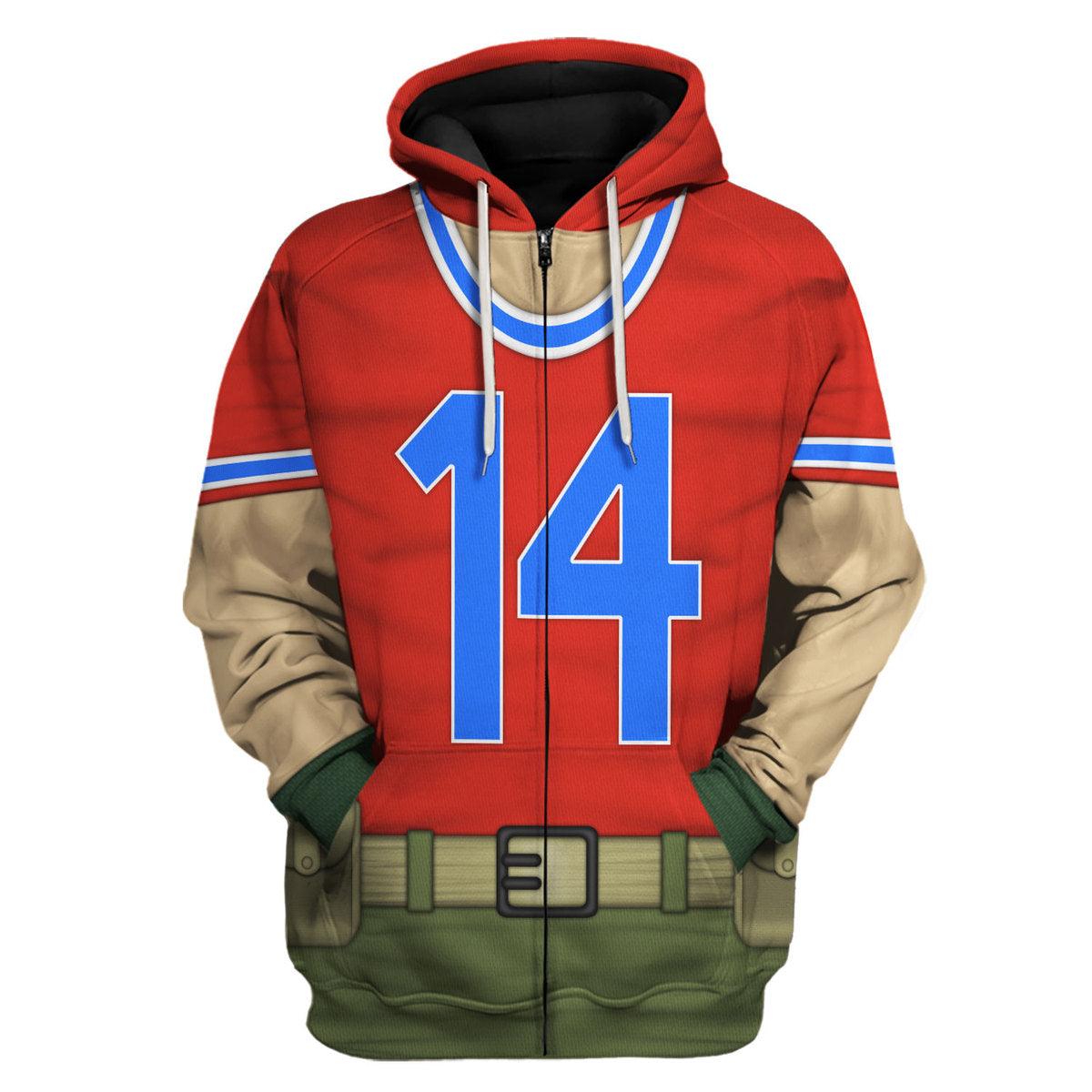 Gearhomie Bazooka Costumes Hoodie Sweatshirt T-Shirt - DucG