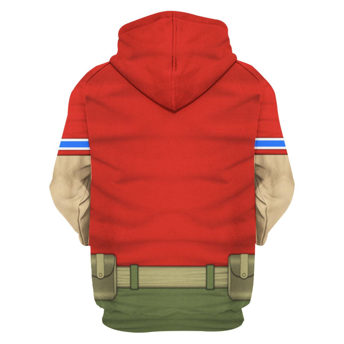 Gearhomie Bazooka Costumes Hoodie Sweatshirt T-Shirt - DucG