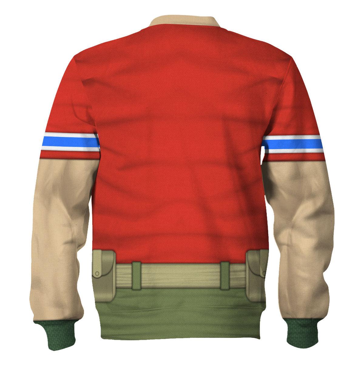 Gearhomie Bazooka Costumes Hoodie Sweatshirt T-Shirt - DucG