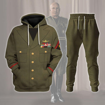 Gearhomie Benitoo Mussolinii Costume Hoodie Sweatshirt T-Shirt Tracksuit - Gearhomie.com