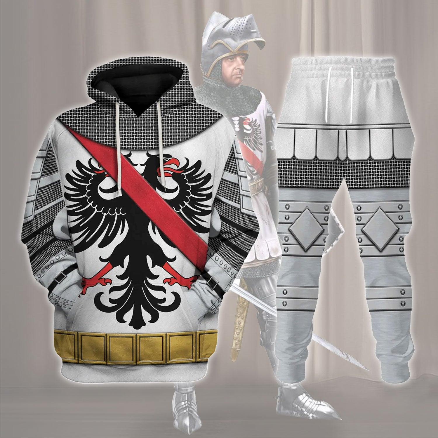 Gearhomie Bertrand du Guesclin The Eagle of Brittany Costume Hoodie Sweatshirt T-Shirt Tracksuit - Gearhomie.com