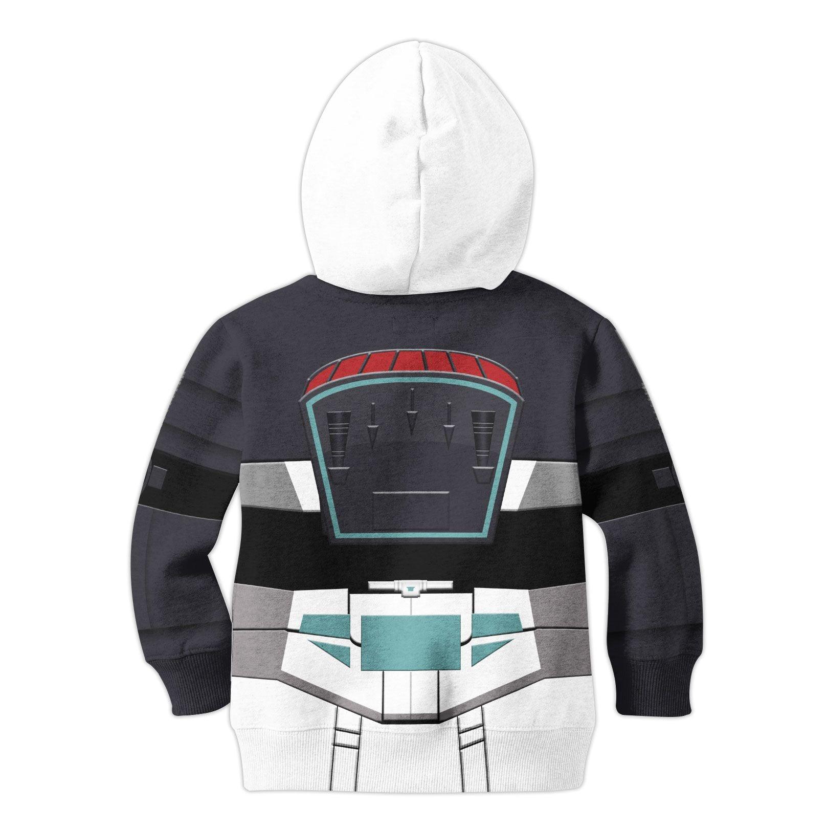 Gearhomie Black Convoy Kid Costume Cosplay Hoodie Sweatshirt T-Shirt - Gearhomie.com