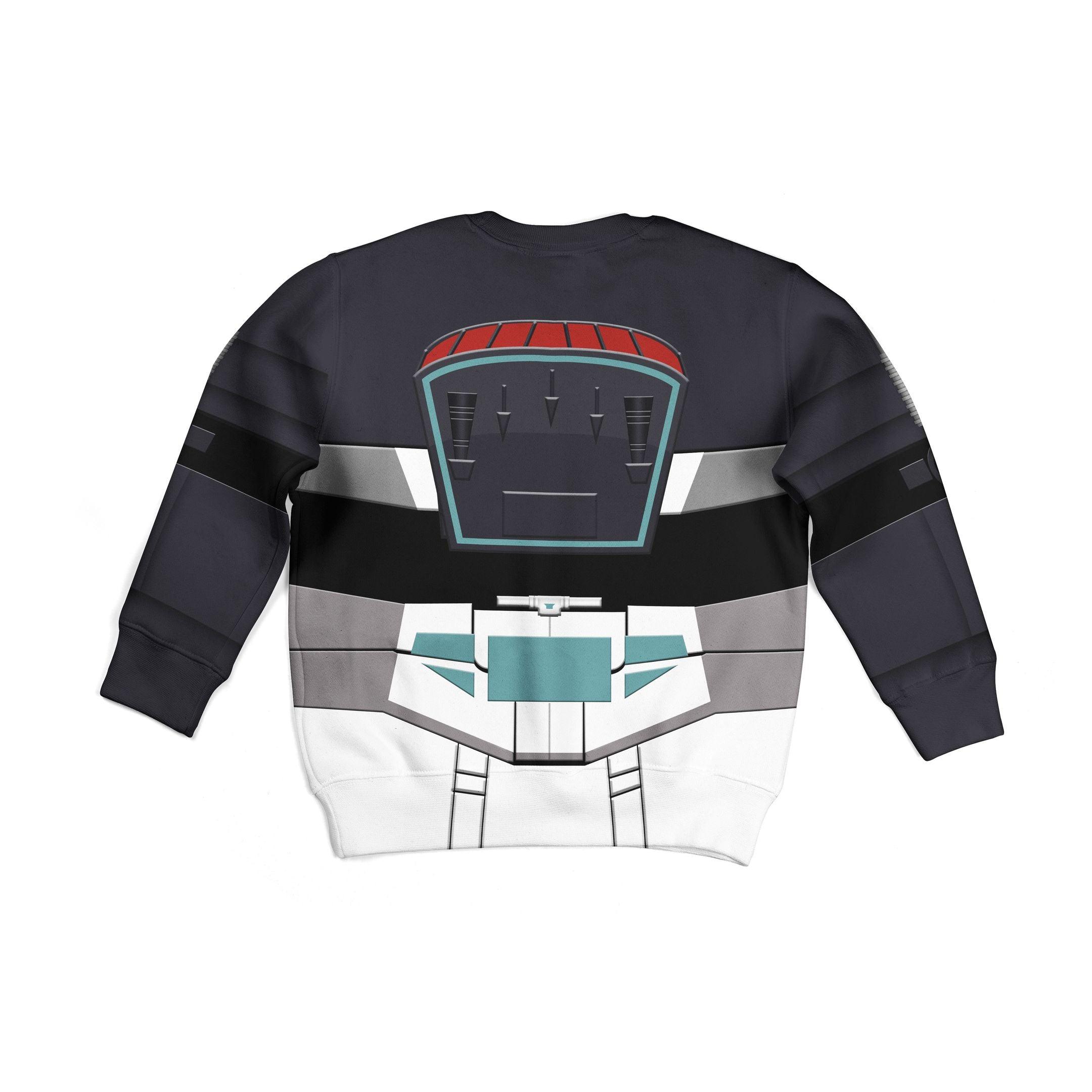 Gearhomie Black Convoy Kid Costume Cosplay Hoodie Sweatshirt T-Shirt - Gearhomie.com