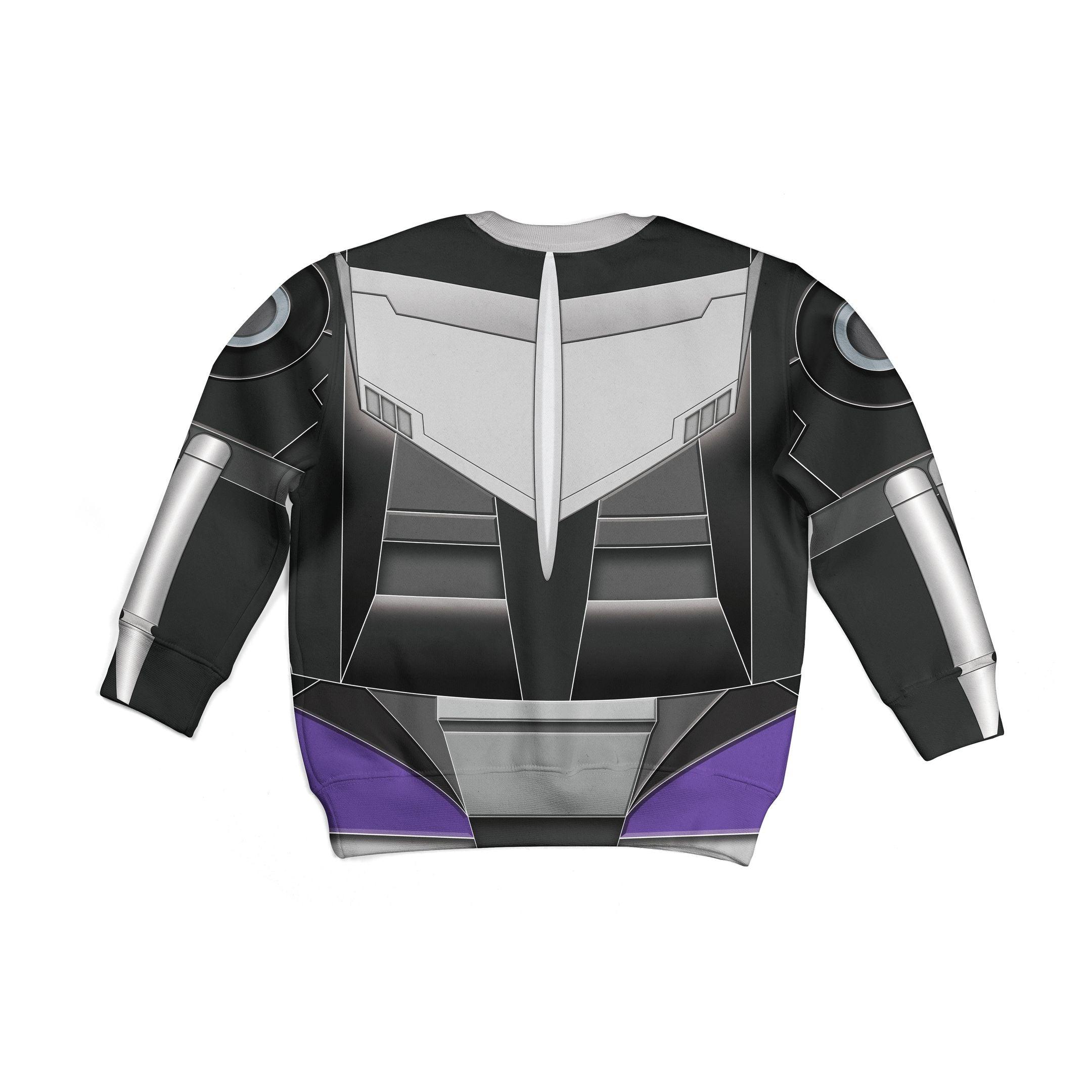 Gearhomie Black Hot Rodimus Kid Costume Cosplay Hoodie Sweatshirt T-Shirt - Gearhomie.com