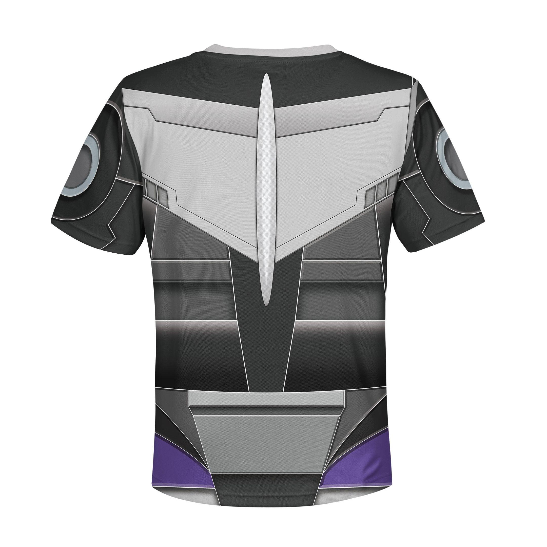 Gearhomie Black Hot Rodimus Kid Costume Cosplay Hoodie Sweatshirt T-Shirt - Gearhomie.com