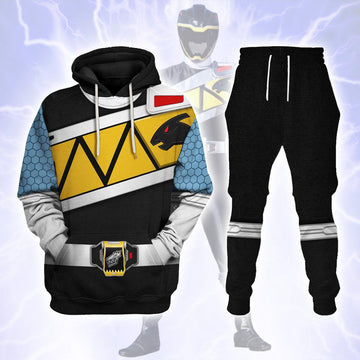OodieGang Black Power Rangers Dino Charge Hoodies Sweatshirt T-shirt Hawaiian - OodieGang.com