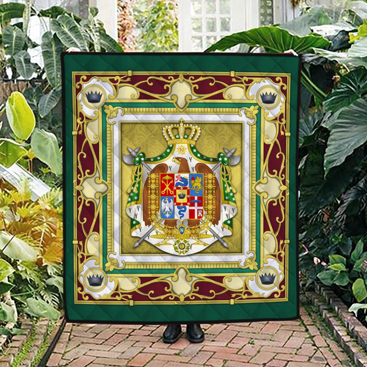 Gearhomie Blanket Kingdom of Italy (Napoleonic) Coat of Arms Quilt - Gearhomie.com
