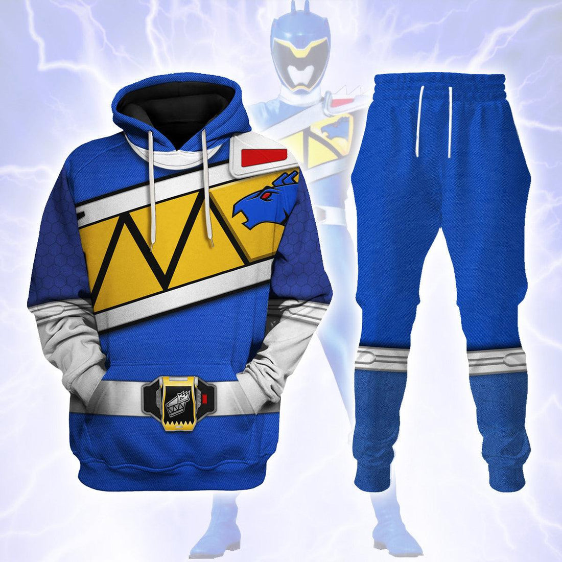  CustomsPig Blue Power Rangers Dino Charge Hoodies Sweatshirt T-shirt Hawaiian -  CustomsPig.com