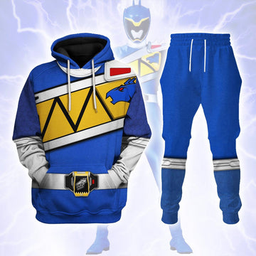  CustomsPig Blue Power Rangers Dino Charge Hoodies Sweatshirt T-shirt Hawaiian -  CustomsPig.com