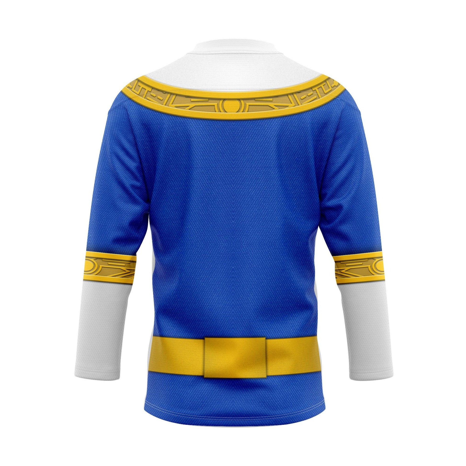  CustomsPig Blue Power Rangers Zeo Hockey Jersey -  CustomsPig.com