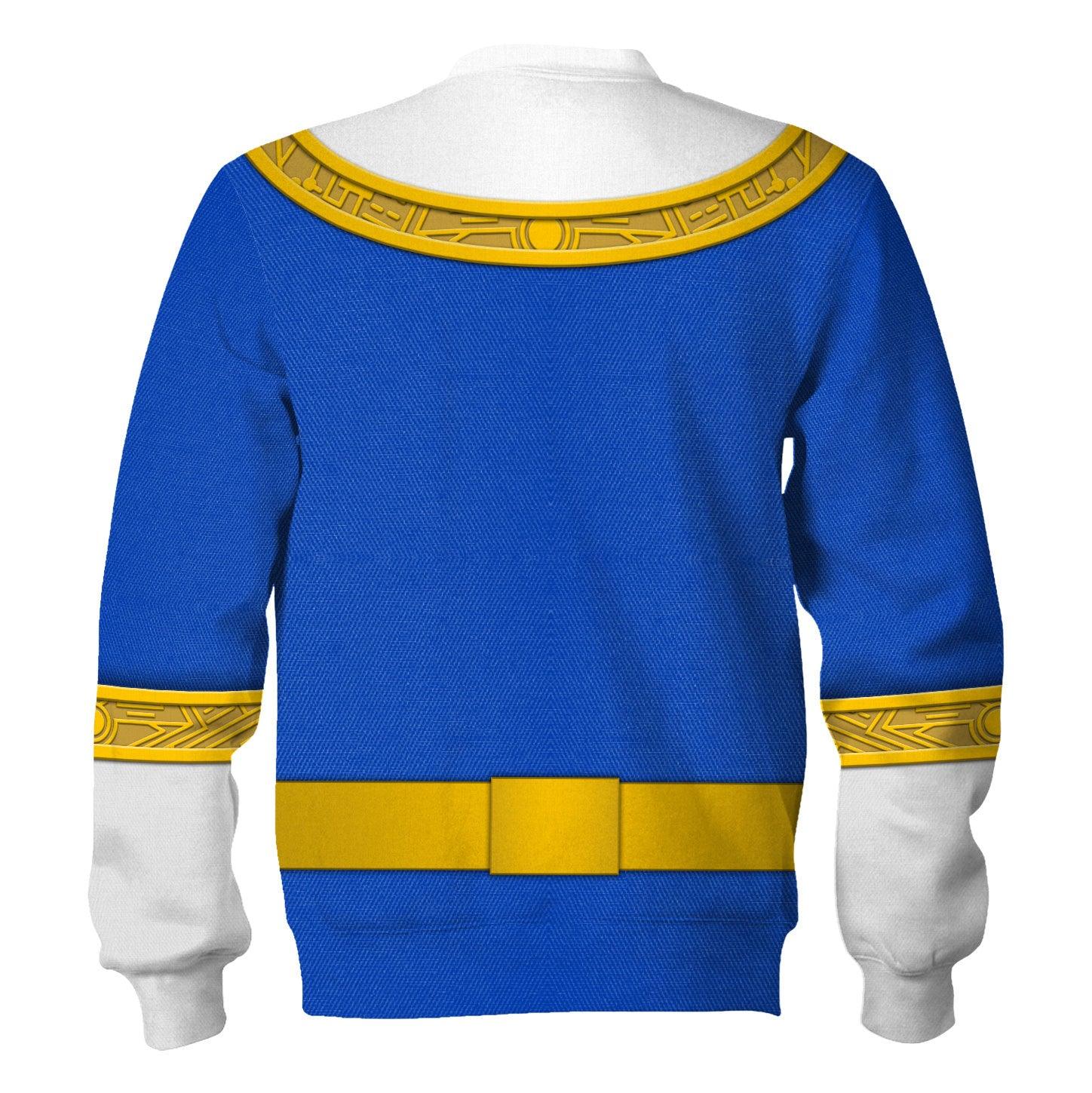  CustomsPig Blue Power Rangers Zeo Hoodies Sweatshirt T-shirt Hawaiian Tracksuit -  CustomsPig.com