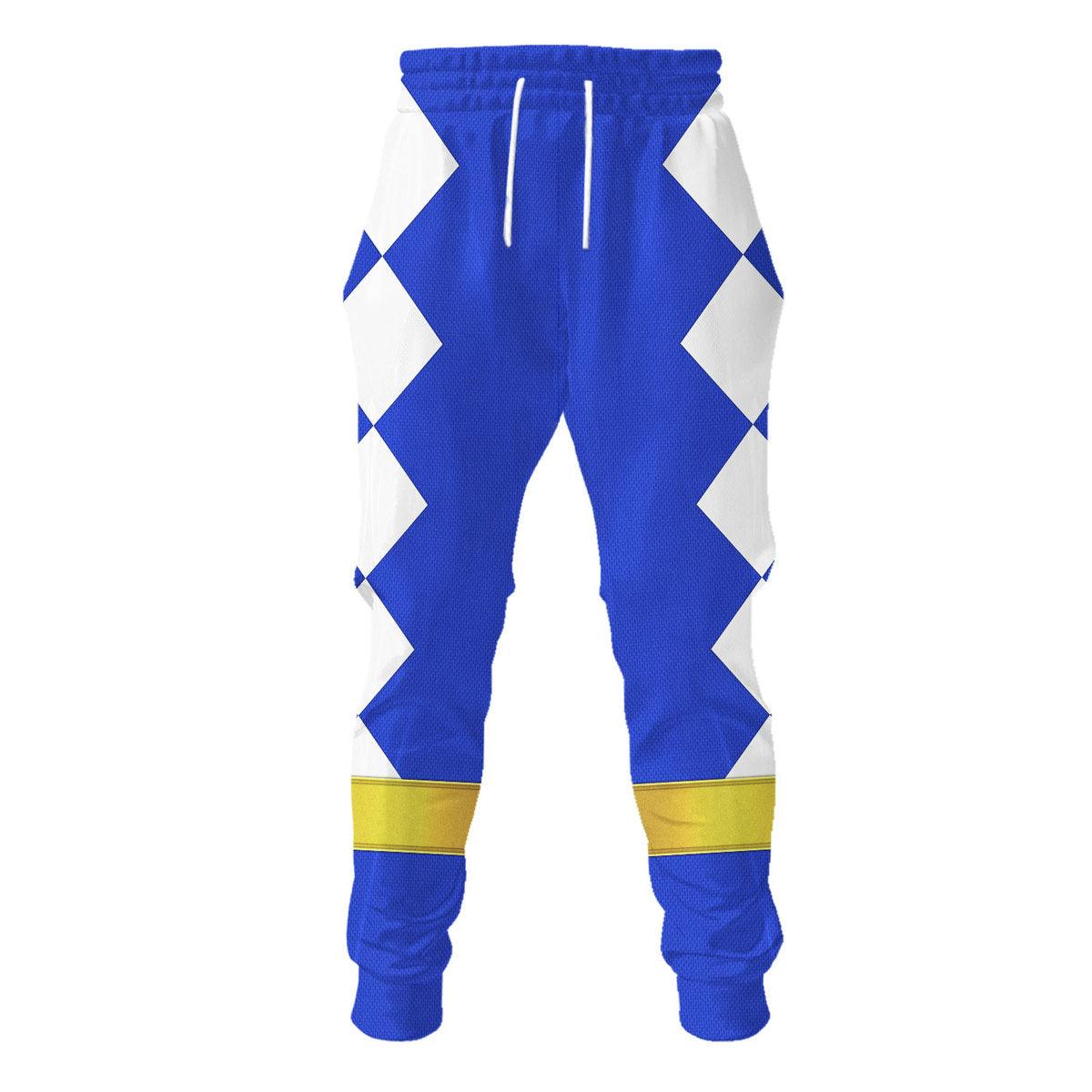 CustomsPig Blue Ranger Dino Thunder Hoodies Sweatshirt T-shirt Hawaiian Sweatpants - CustomsPig.com