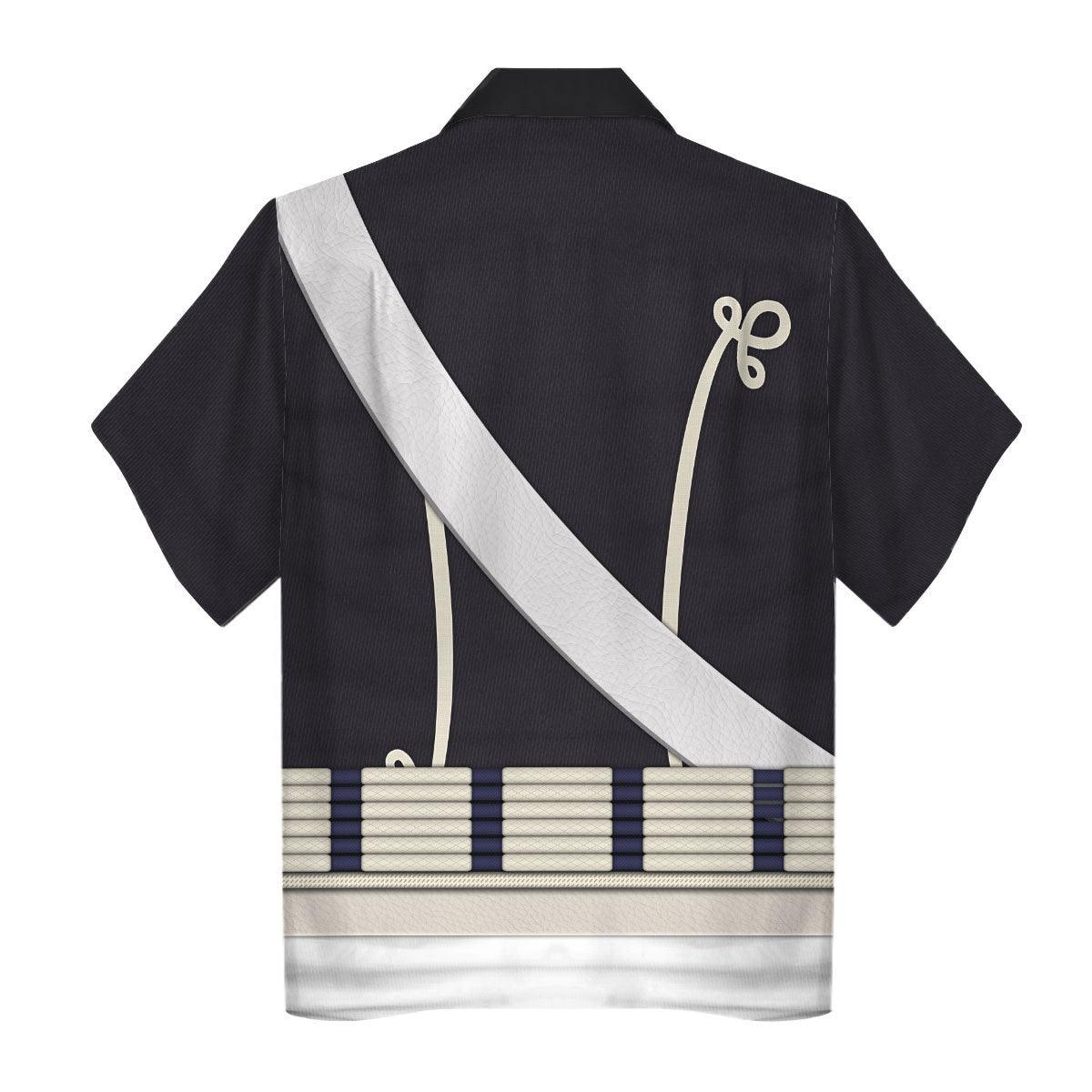 Gearhomie British 18th Hussar-Full Dress (1806-1815) Uniform All Over Print Hoodie Sweatshirt T-Shirt Tracksuit - Gearhomie.com