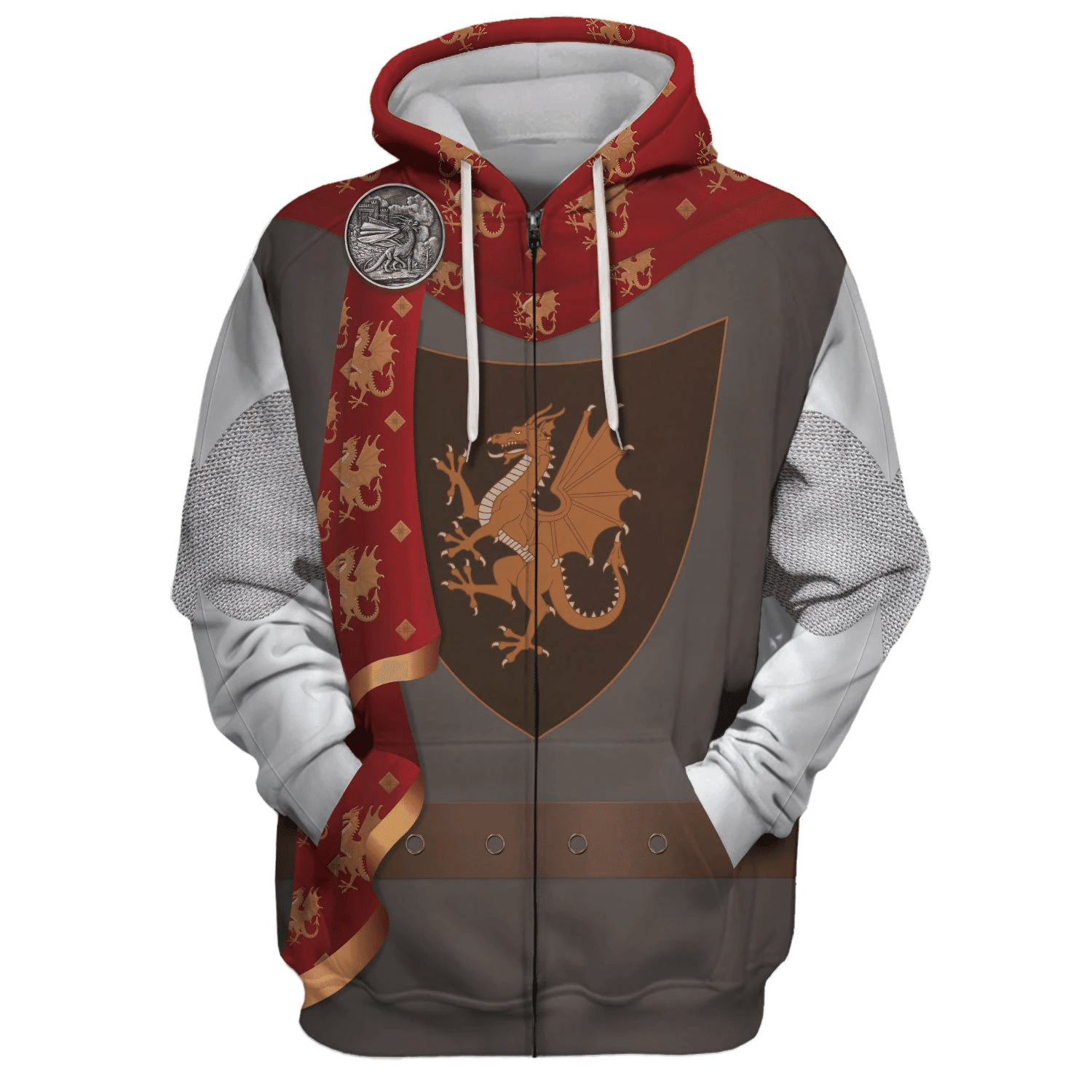 Gearhomie British King Arthur Arthur Pendragon Costume Hoodie Sweatshirt T-Shirt Tracksuit - Gearhomie.com