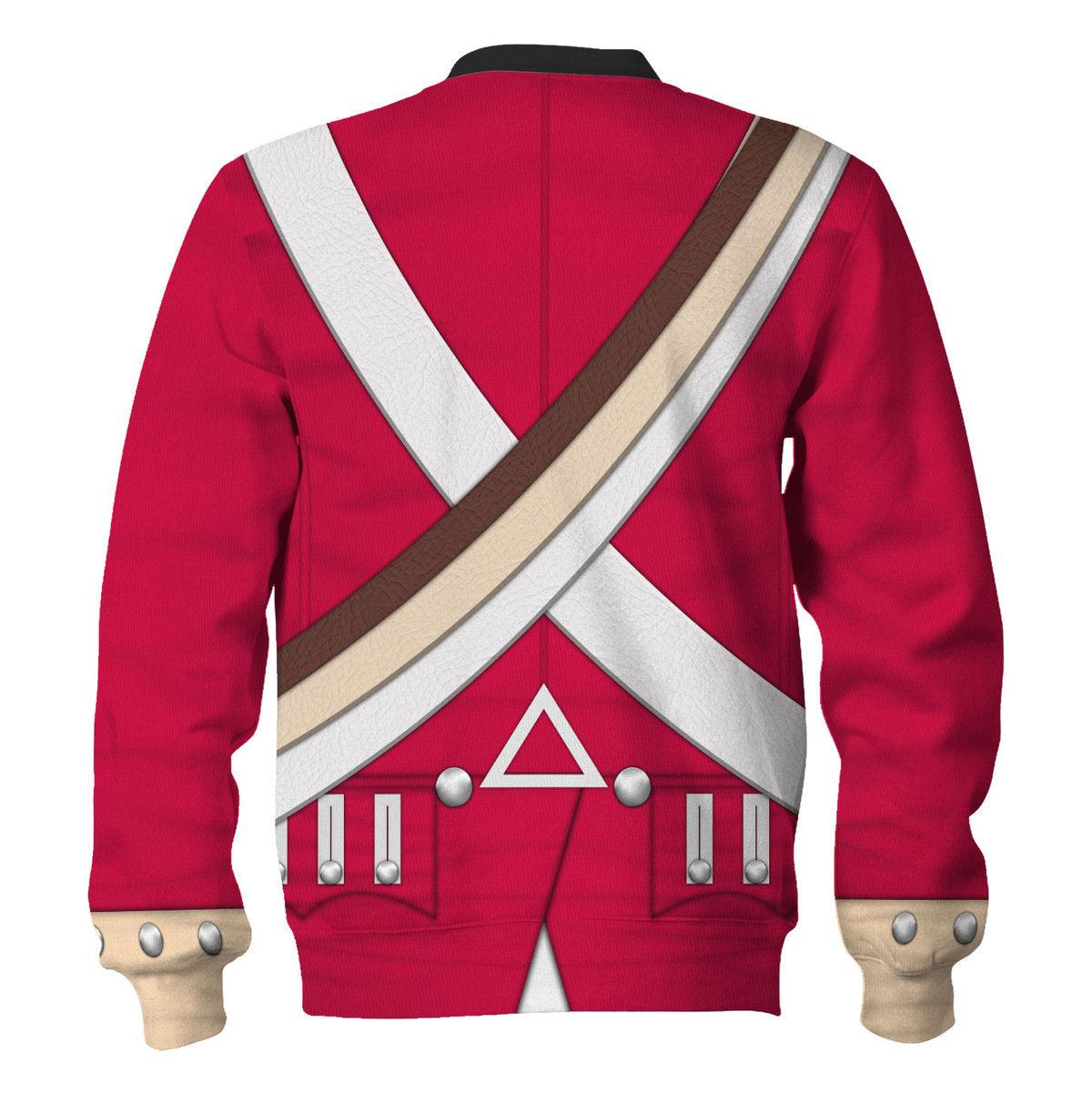 Gearhomie British Marine-Centre Company (1776-1783) Uniform All Over Print Hoodie Sweatshirt T-Shirt Tracksuit - Gearhomie.com