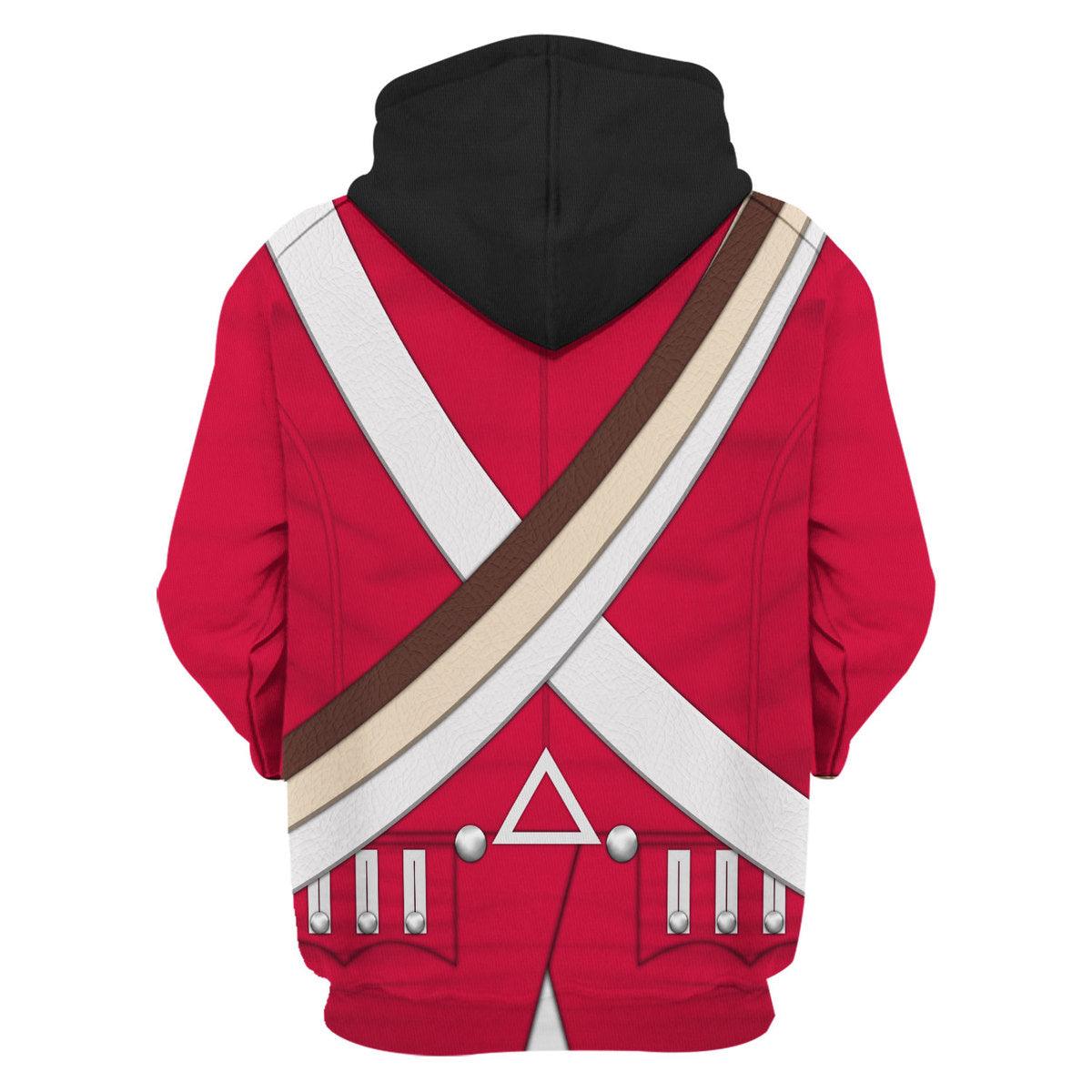 Gearhomie British Marine-Centre Company (1776-1783) Uniform All Over Print Hoodie Sweatshirt T-Shirt Tracksuit - Gearhomie.com