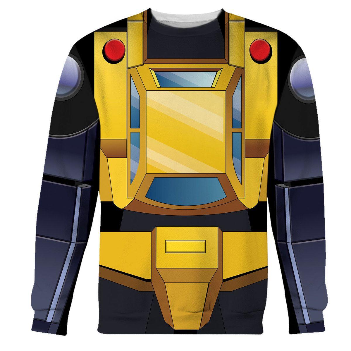 Gearhomie Bumblebee Costume Cosplay Hoodie Tracksuit - DucG