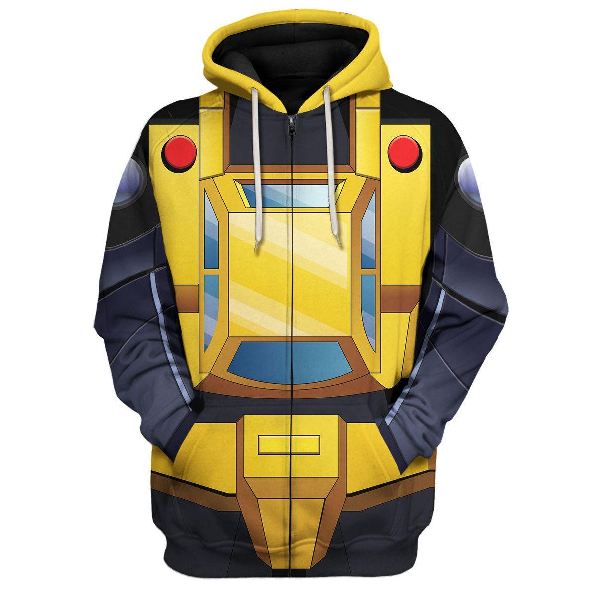 Gearhomie Bumblebee Costume Cosplay Hoodie Tracksuit - DucG