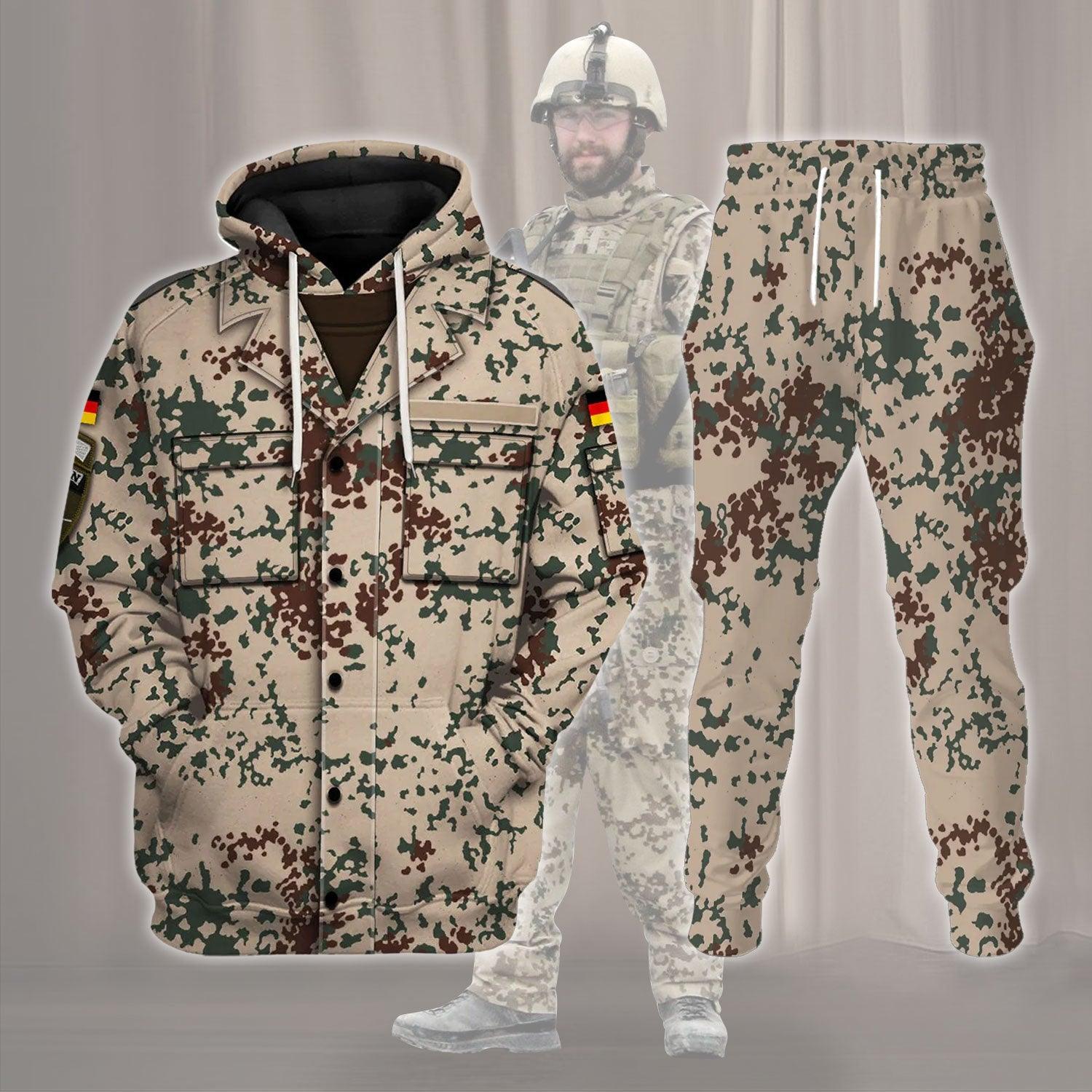  CustomsPig Bundeswehr Afghanistan Uniform Costume Hoodie Sweatshirt T-Shirt Tracksuit -  CustomsPig.com
