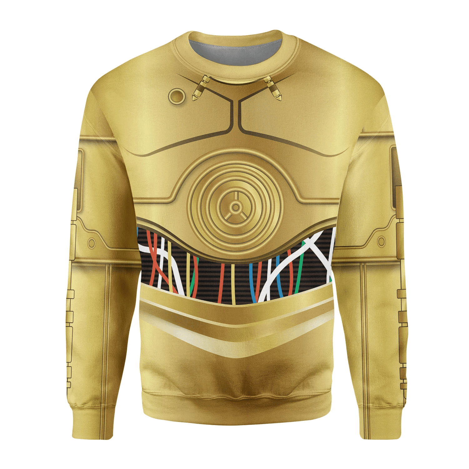 Gearhomie C-3PO Costume Hoodie Sweatshirt T-Shirt Sweatpants - Gearhomie.com
