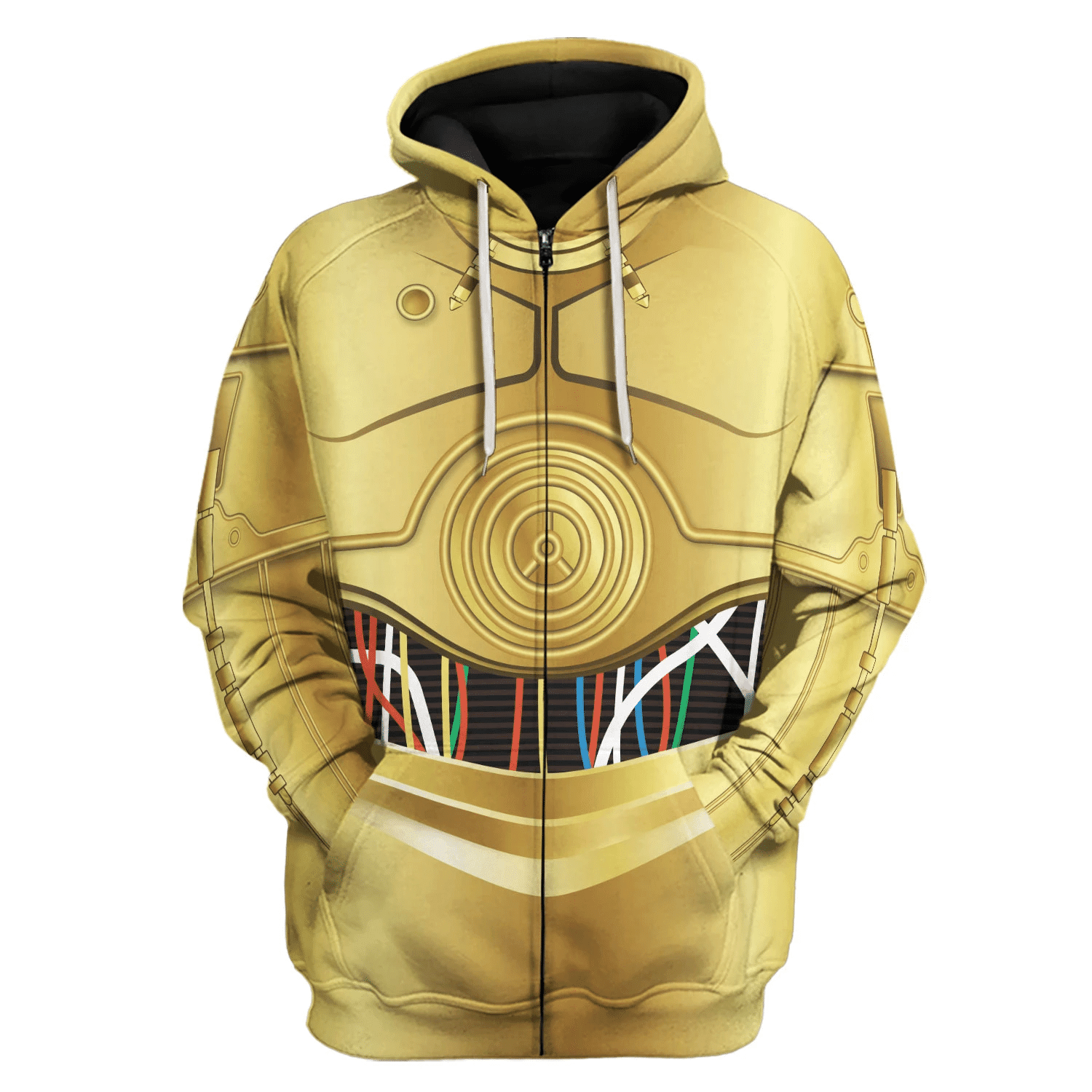 Gearhomie C-3PO Costume Hoodie Sweatshirt T-Shirt Sweatpants - Gearhomie.com