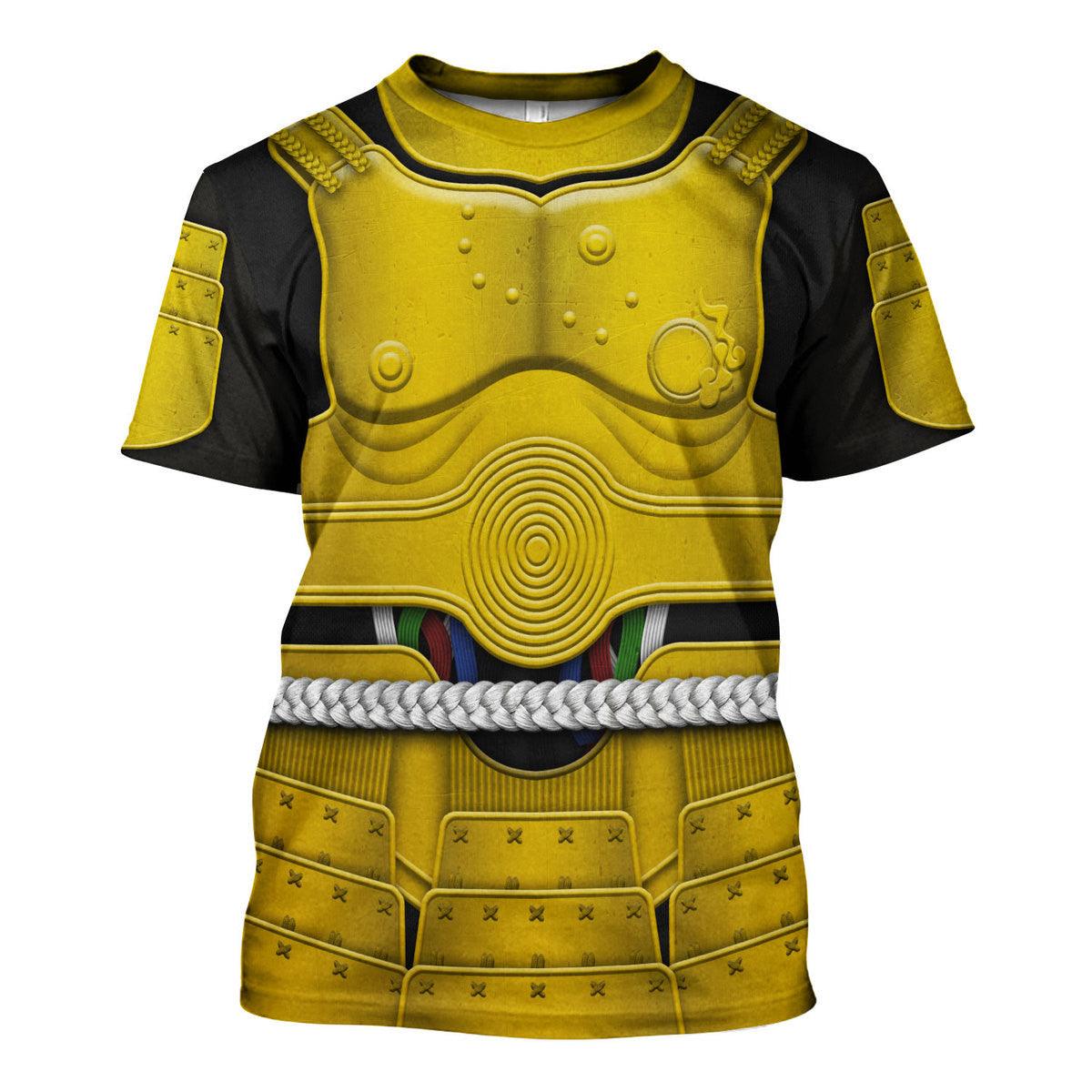 Gearhomie C-3PO Samurai Costume Hoodie Sweatshirt T-Shirt Sweatpants - Gearhomie.com