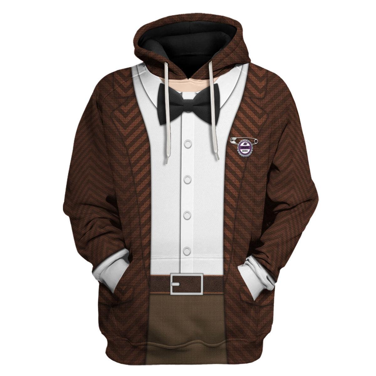 CustomsPig Carl Fredricksen Costume Hoodie Sweatshirt T-Shirt Sweatpants