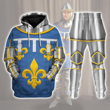 Gearhomie Charles Duke of Orleans Battle of Agincourt Costume Hoodie Sweatshirt T-Shirt Tracksuit - Gearhomie.com