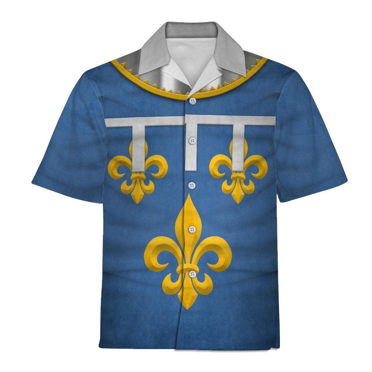 Gearhomie Charles Duke of Orleans Battle of Agincourt Costume Hoodie Sweatshirt T-Shirt Tracksuit - Gearhomie.com