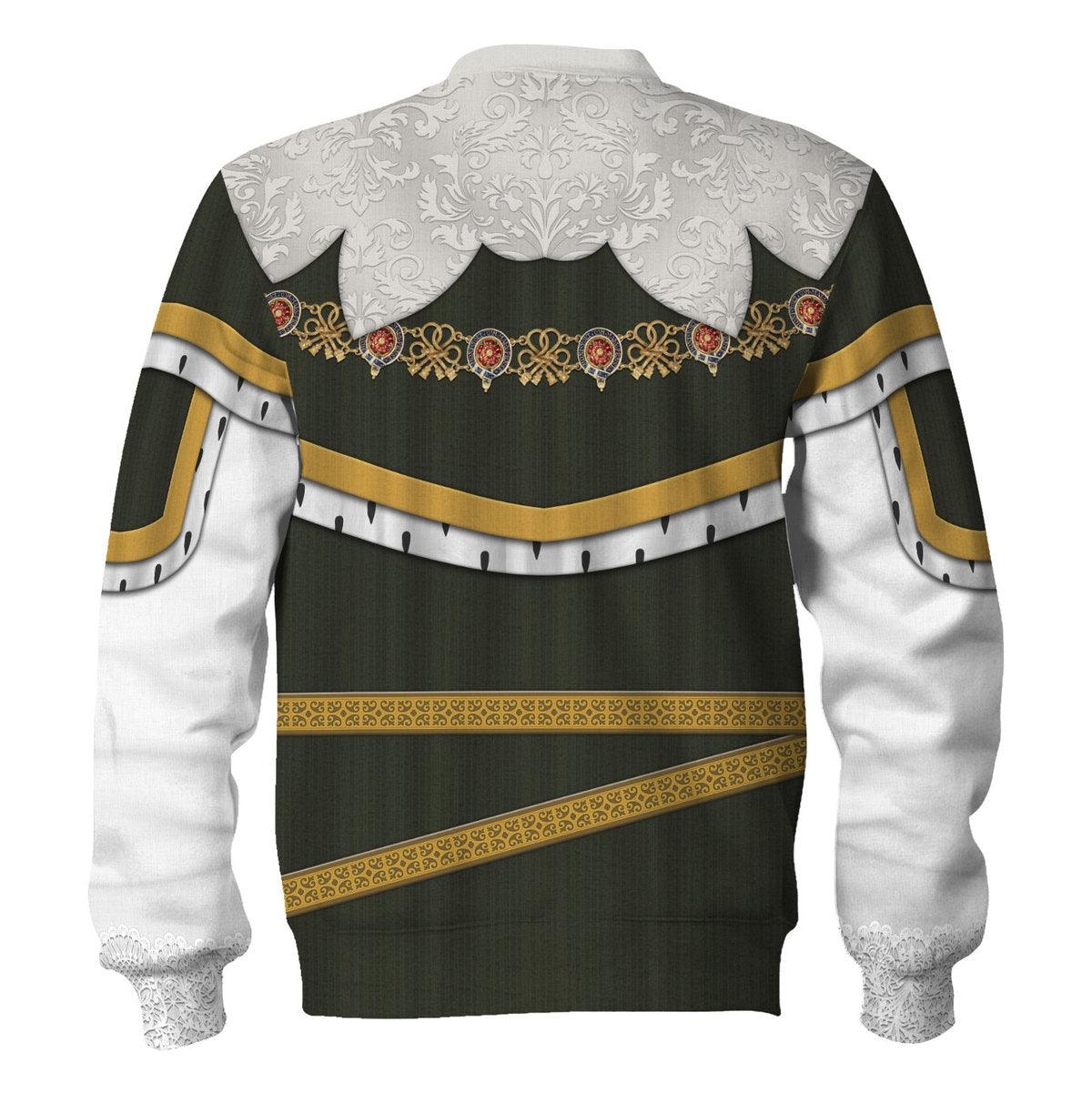 Gearhomie Charles I of England Costume Hoodie Sweatshirt T-Shirt Tracksuit - Gearhomie.com