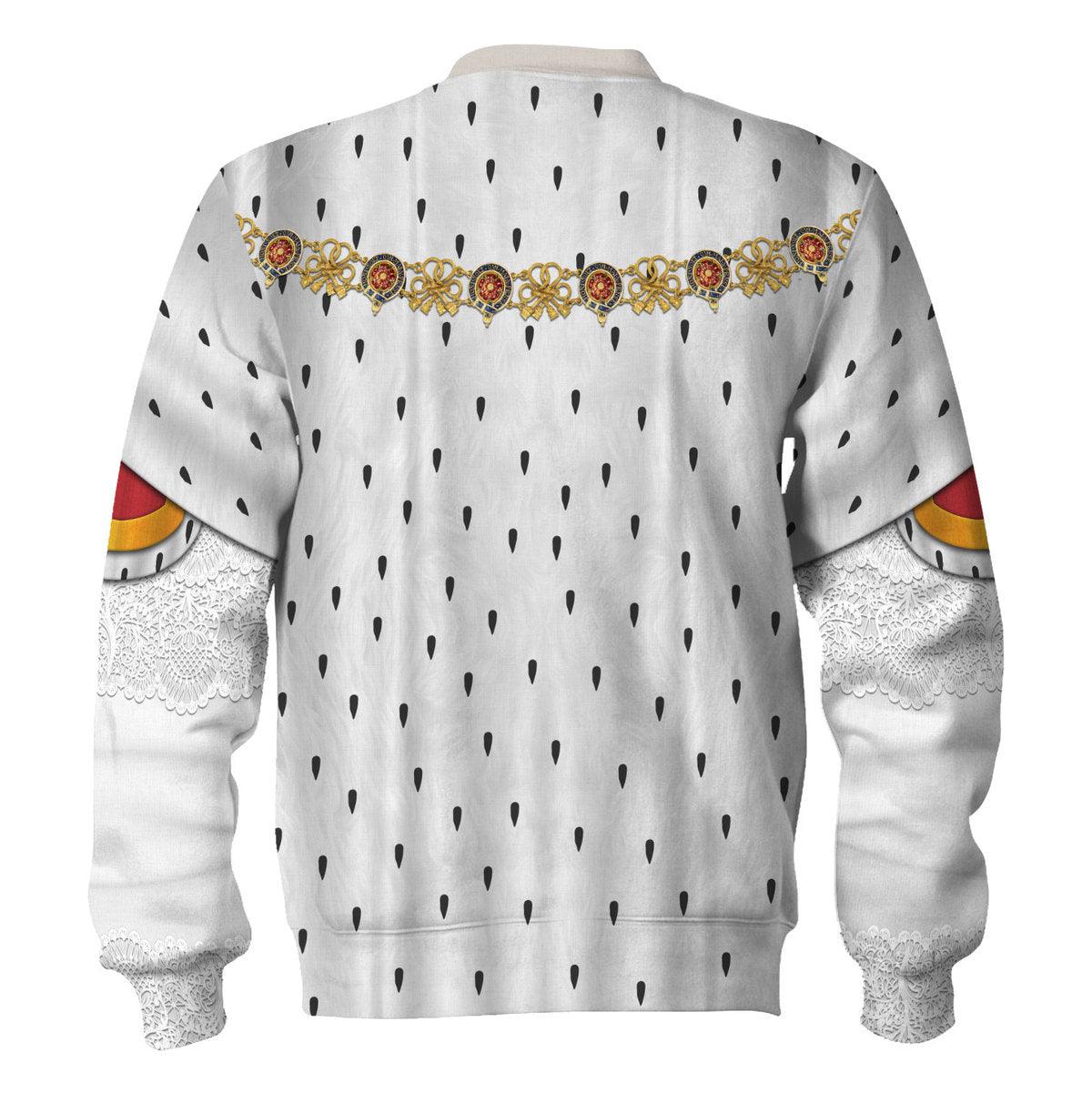 Gearhomie Charles II King of England Costume Hoodie Sweatshirt T-Shirt Tracksuit - Gearhomie.com
