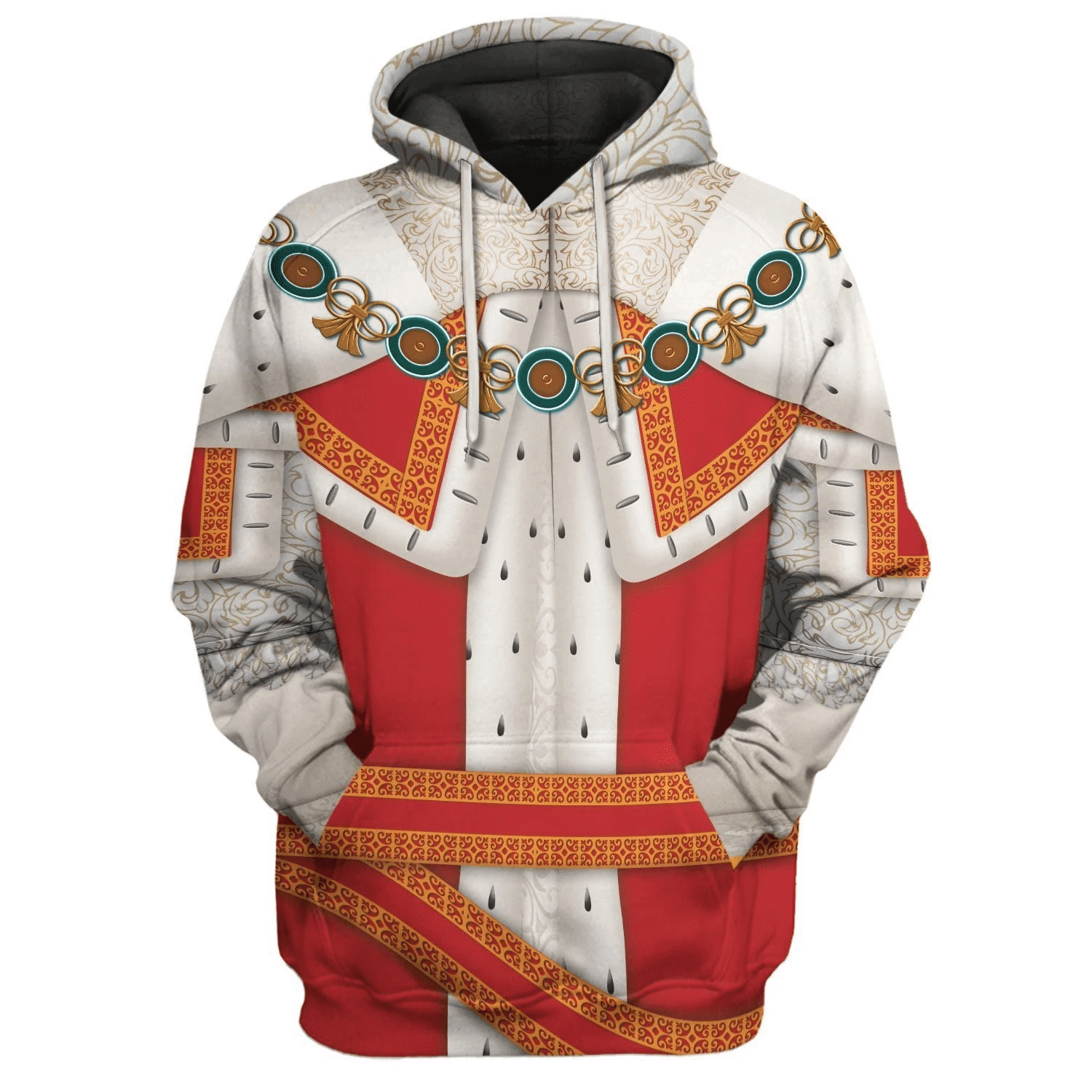 Gearhomie Charles II King of England Costume Hoodie Sweatshirt T-Shirt Tracksuit - Gearhomie.com