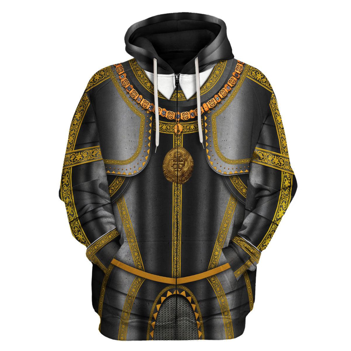 Gearhomie Charles V Holy Roman Emperor Costume Hoodie Sweatshirt T-Shirt Tracksuit - Gearhomie.com