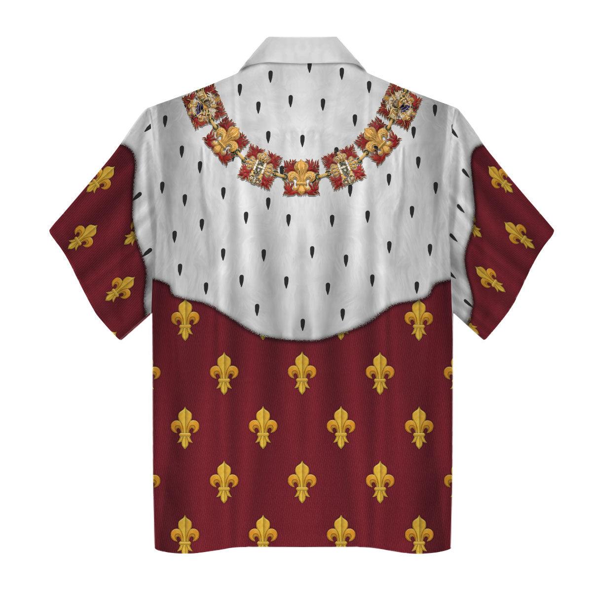 Gearhomie Charles X of France Coronation Robes Red Costume All Over Print Hoodie Sweatshirt T-Shirt Tracksuit - Gearhomie.com