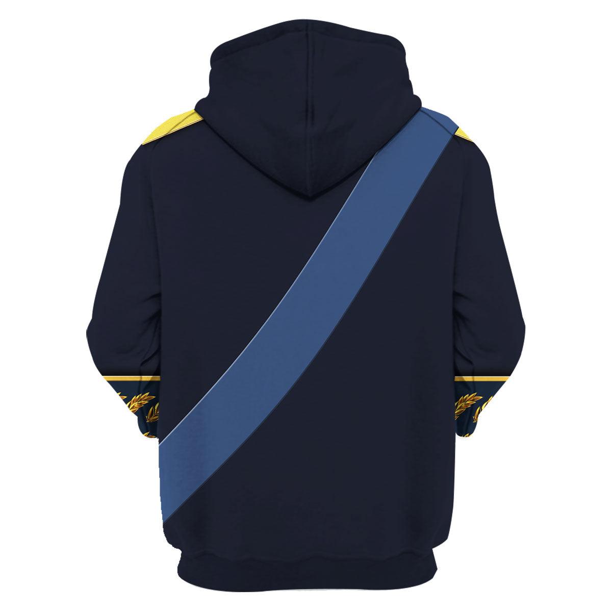CustomsPig Charles XIV John of Sweden Marshal General in Napoleic War Historical Costume Hoodie Sweatshirt T-Shirt Tracksuit - CustomsPig.com
