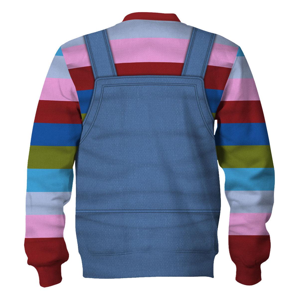 Gearhomie Chucky Costume Hoodie Sweatshirt T-Shirt Tracksuit - Gearhomie.com