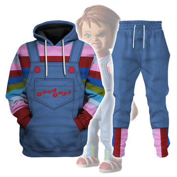 Gearhomie Chucky Costume Hoodie Sweatshirt T-Shirt Tracksuit - Gearhomie.com