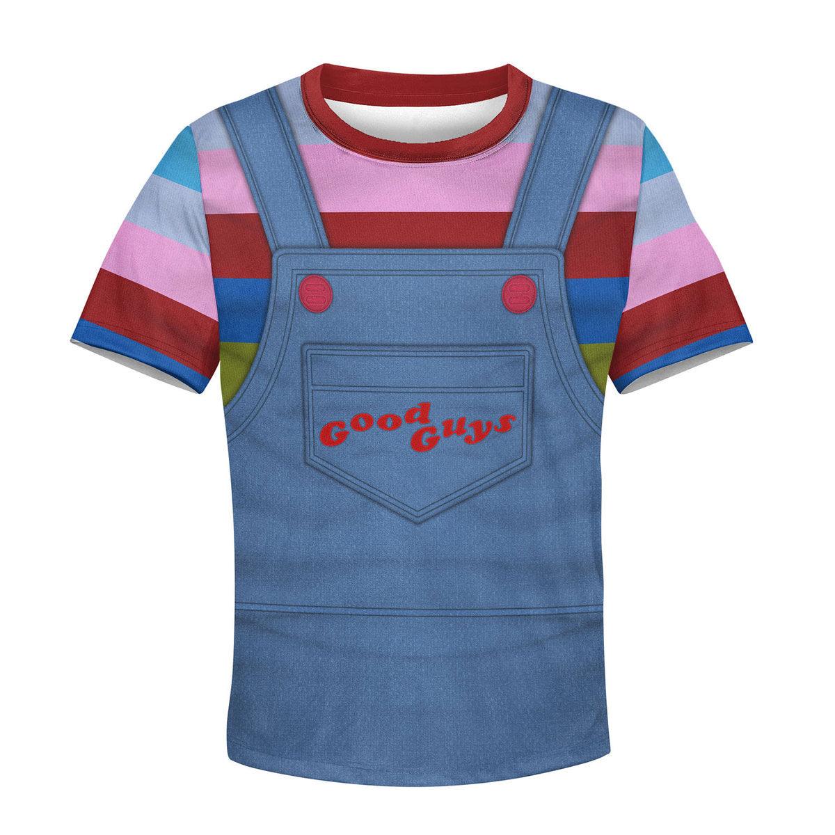 CustomsPig Chucky Costume Kid Hoodie Sweatshirt T-Shirt - CustomsPig.com