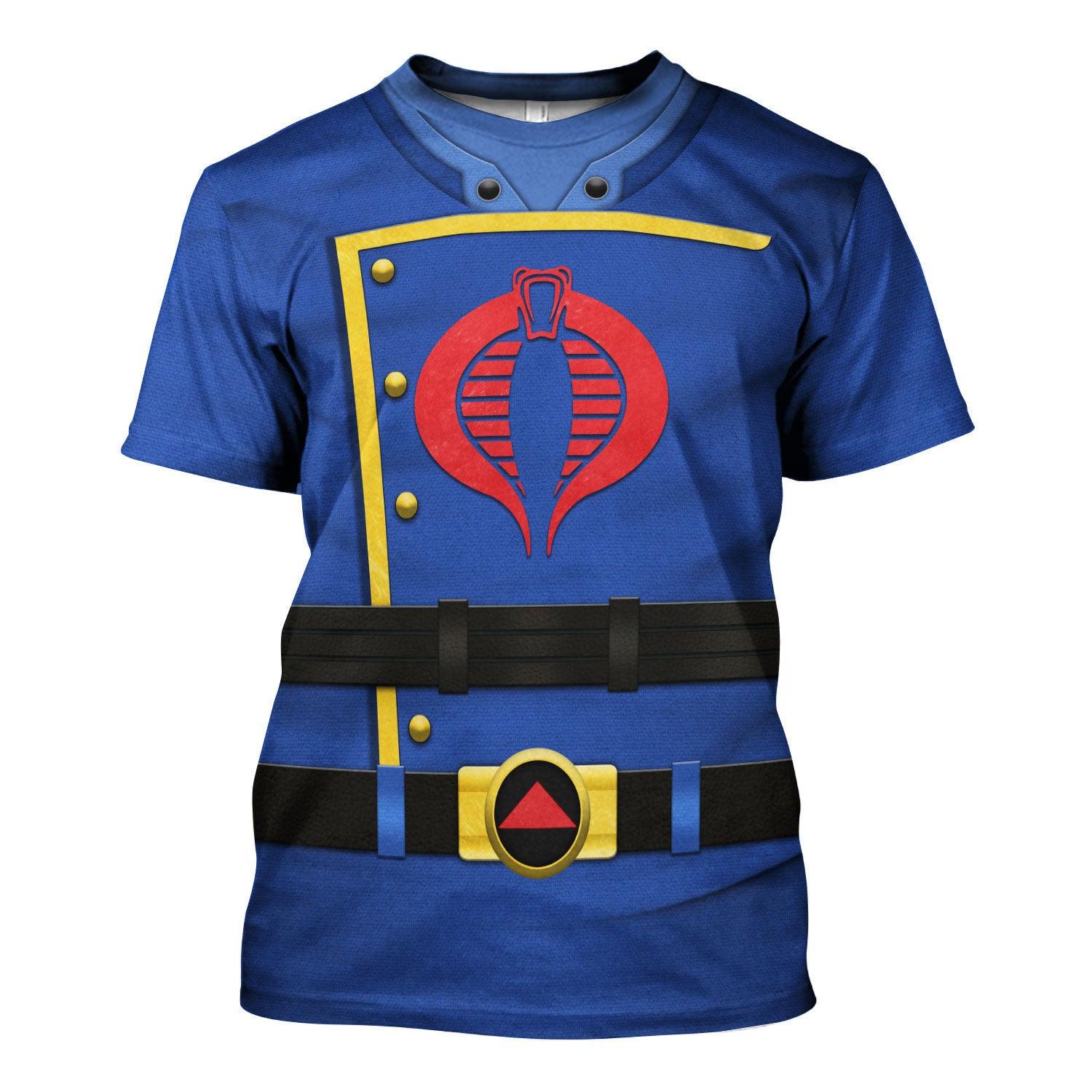 Gearhomie Cobra Commander Classic Costumes Hoodie Sweatshirt T-Shirt - DucG