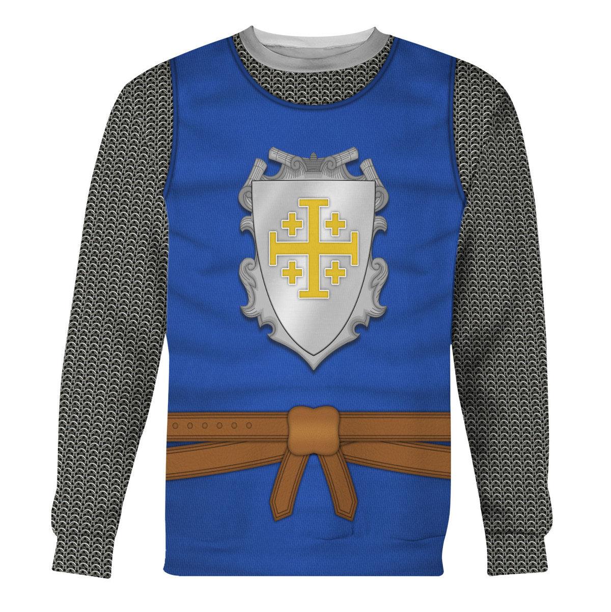Gearhomie County of Edessa Knight Costume Hoodie Sweatshirt T-Shirt Tracksuit - Gearhomie.com
