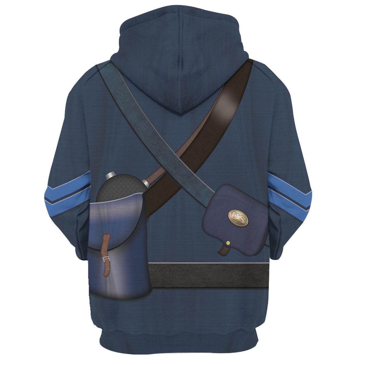 Gearhomie CW Uniforms of Blue Uniform All Over Print Hoodie Sweatshirt T-Shirt Tracksuit - Gearhomie.com
