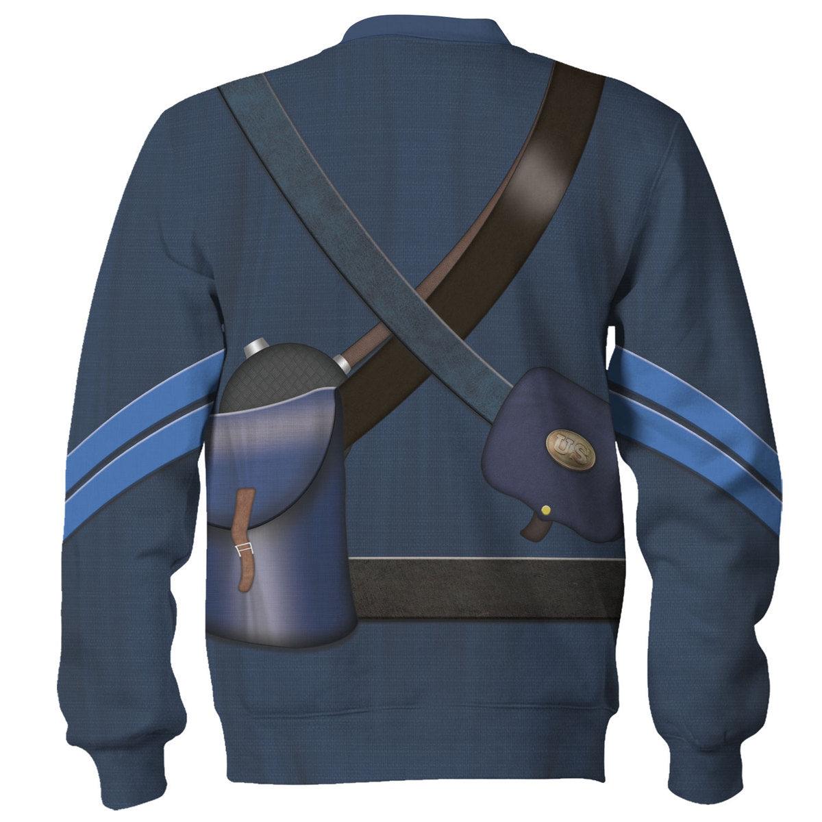 Gearhomie CW Uniforms of Blue Uniform All Over Print Hoodie Sweatshirt T-Shirt Tracksuit - Gearhomie.com