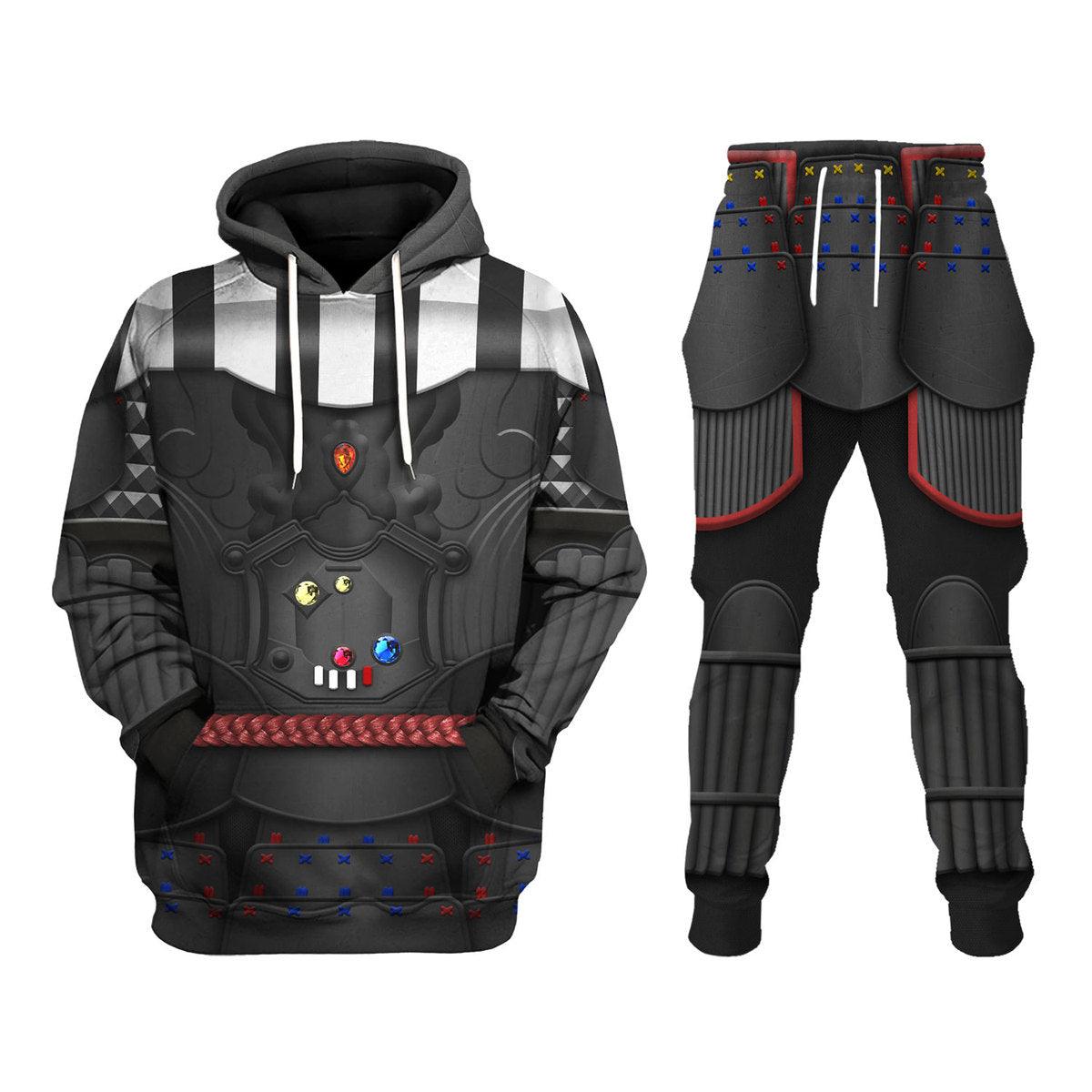Gearhomie Darth Vader Samurai Costume Hoodie Sweatshirt T-Shirt Sweatpants - Gearhomie.com